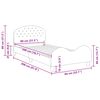 vidaXL Bērnu gultas rāmis ar galvgali Gai&scaron;i pelēks 80 x 200 cm Samts