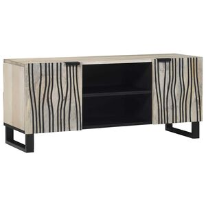 vidaXL TV vienības 105 x 33 x 46 cm Balts Inženierijas koks