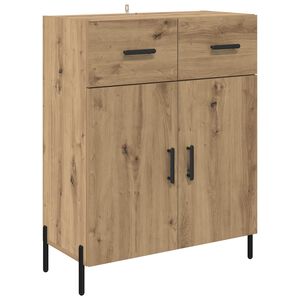 vidaXL Puse Artisānā ozols 69,5 x 34 x 90 cm Inženierijas koks