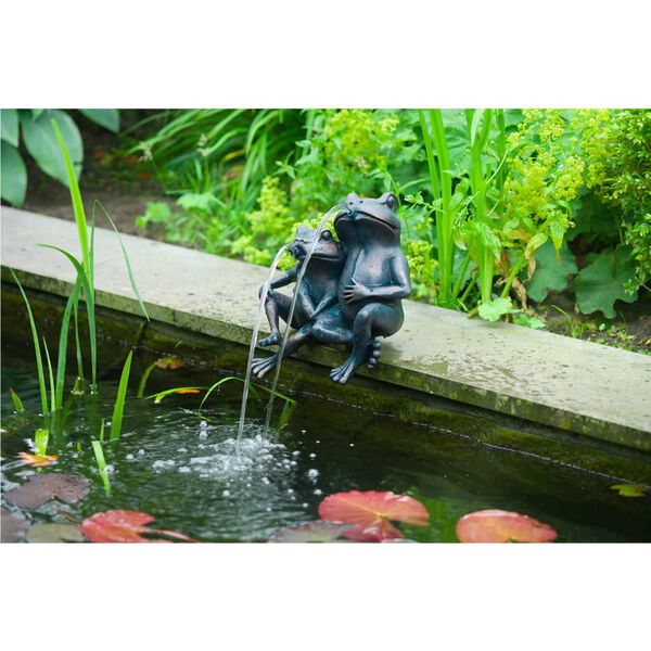 419672 Ubbink Water Feature 2 Frogs 22 cm 1386074