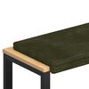 vidaXL Solspilvens Mīksts kordūrs Zaļa Dziļums 35 cm