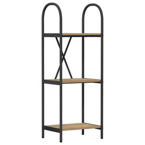 vidaXL Grāmatu plaukts 3 līmeņi 40 x 30 x 109 cm Inženierijas koks