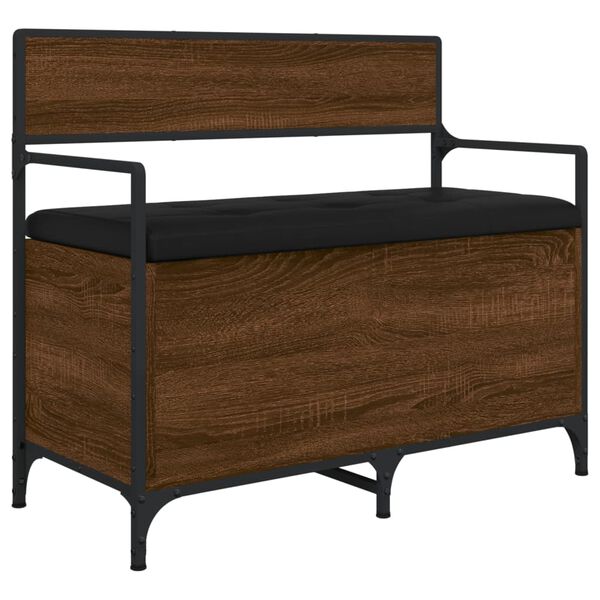 vidaXL uzglabā&scaron;anas sols, brūns, 85,5x42x73,5 cm, inženierijas koks