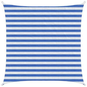 vidaXL Saulessargs Zila un balta 2 x 2 m HDPE