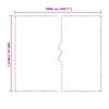 vidaXL Caurspīdīgs brezents ar cilpām 5x10 m PVC