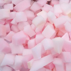 vidaXL Sadrupinātās putu pildījums Rozā 18 kg Poliuretāns