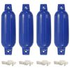 vidaXL laivas buferi, 4 gab., zili, 41x11,5 cm, PVC