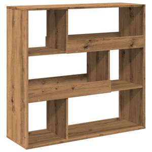 vidaXL grāmatu plaukts, koka krāsa, 100x33x94,5 cm