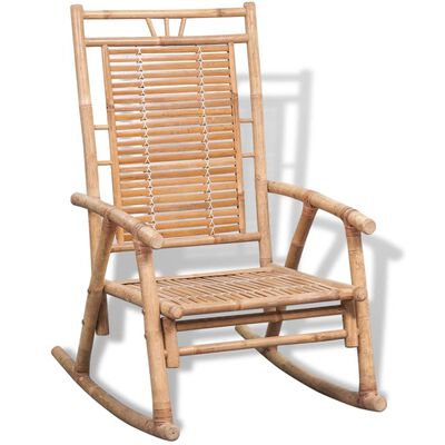 vidaXL bambusa šūpuļkrēsls
