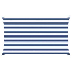 vidaXL Saules ēnas buras Zila un balta 7 x 4 m
