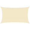 vidaXL saulessargs, 160 g/m&sup2;, krēmkrāsas, 5x8 m, HDPE