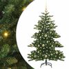 vidaXL Mākslīgā Saliekamā Ziemassvētku Egle Zaļa 150 cm PVC un tērauds
