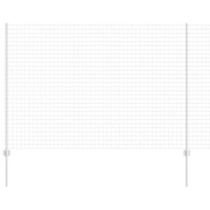 vidaXL Žogs ar stabu Sudraba 1,6 x 10 m Tērauds