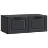 vidaXL Sienā piestiprināms TV skapis Melns 78,5 x 41 x 30 cm