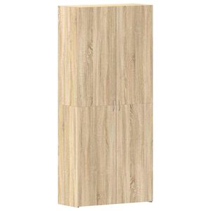 vidaXL Apavu skapis 80 x 35.5 x 180 cm Inženierijas koks Brūna