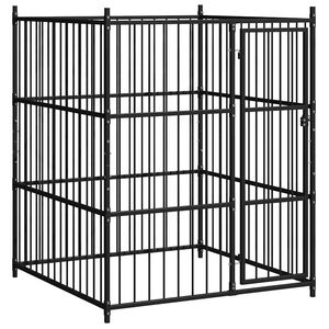 vidaXL suņu voljērs, 150x150x185 cm