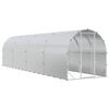 vidaXL Vistu kūts Sudraba 800 x 200 x 200 cm Cinkota tērauda