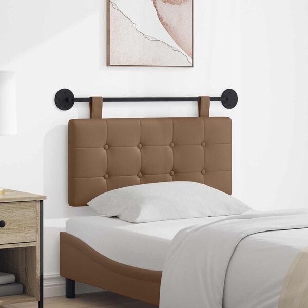 vidaXL Karājo&scaron;s galvgalis Kapučīno 100 x 55 x 5 cm Mākslīgā āda