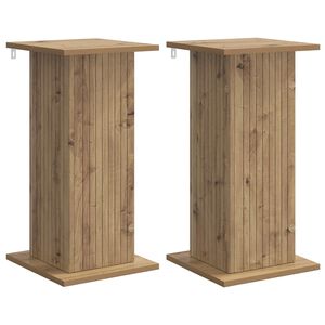 vidaXL Augu statīvs 2 pcs Artisan Ozols 30,5 x 30 x 60,5 cm