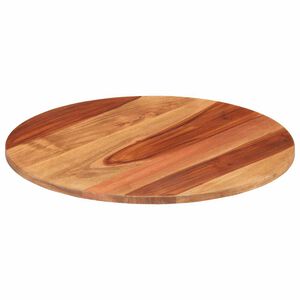 vidaXL galda virsma, 15-16 mm, 40 cm, apaļa, akācijas masīvkoks