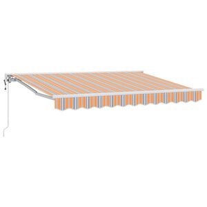 vidaXL Izvelkams jumtiņ&scaron; Zila un oranža 350 x 200 cm