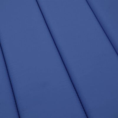 vidaXL sauļošanās krēsla matracis, 186x58x3 cm, audums, koši zils
