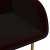 vidaXL virtuves krēsli, 4 gab., melns samts