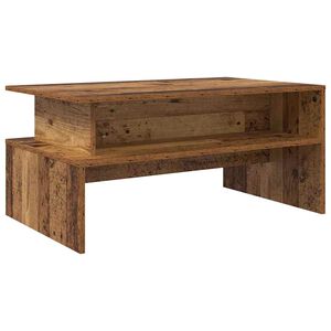 vidaXL Kafijas galdiņ&scaron; Vecs koks 90 x 55 x 42,5 cm Inženierijas koks