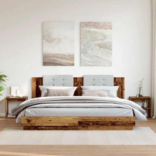 vidaXL naktsskapī&scaron;i, 2 gab., veca koka, 40x30x40 cm, inženierijas koks