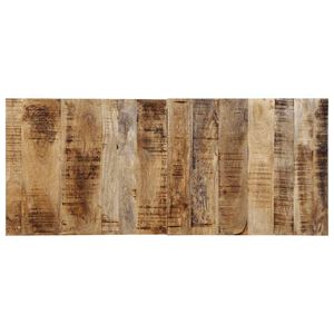 vidaXL Galvas klājs 120 cm Masīvkoka mango