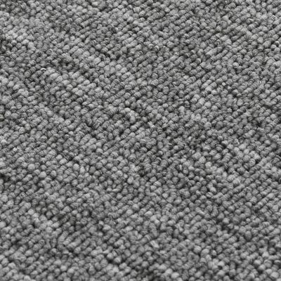 vidaXL kāpņu paklāji, neslīdoši, 15 gab., 75x20 cm, pelēki, taisnstūra
