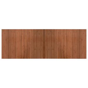 vidaXL paklājs, taisnstūra forma, brūns, 70x200 cm, bambuss