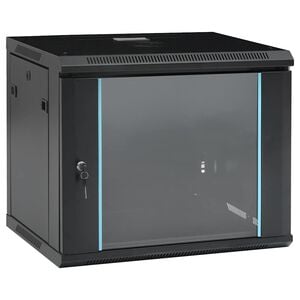 vidaXL 9U servera skapis, 19", IP20, 600x450x510 mm