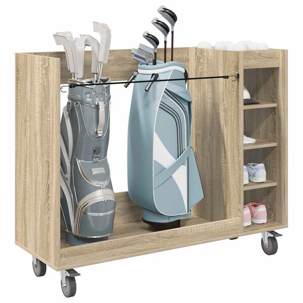 vidaXL Golfu skapis ar riteni Sonoma ozols 120 x 45 x 98 cm