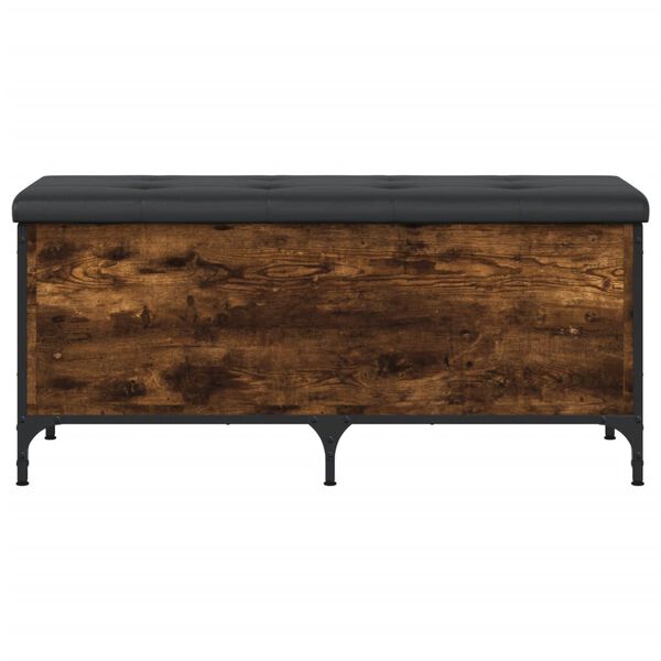 vidaXL uzglabā&scaron;anas sols, koka krāsa, 102x42x45 cm, inženierijas koks