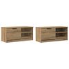 vidaXL 2 daļu TV skapja komplekts Artisan Oak 80x35x36,5 cm