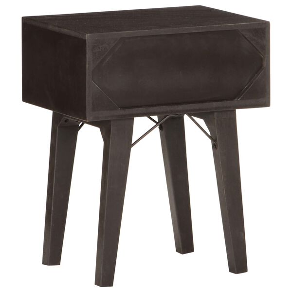 vidaXL naktsskapītis, 40x30x50 cm, pārstrādāts masīvkoks