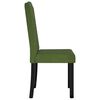 vidaXL virtuves krēsli, 2 gab., tum&scaron;i zaļ&scaron; samts