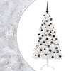 vidaXL Mākslīgā Ziemassvētku egle ar bumbiņu 210 cm 300 LED