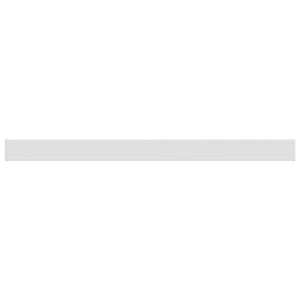 vidaXL Logu palodze Balts 120 x 15 x 4,5 cm PVC