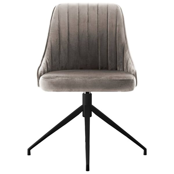 vidaXL virtuves krēsli, 4 gab., gai&scaron;i pelēks samts