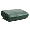 vidaXL brezenta pārklājs, zaļ&scaron;, 1x2,5 m, 650 g/m&sup2;