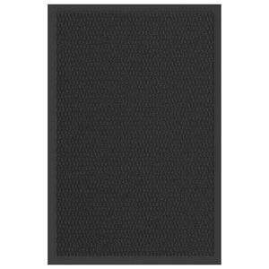 vidaXL durvju paklājs, melns, 40x60 cm