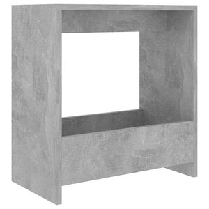 vidaXL galdiņ&scaron;, betona pelēks, 50x26x50 cm, inženierijas koks