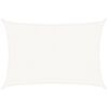 vidaXL saulessargs, 160 g/m&sup2;, balts, 3x4 m, HDPE