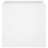 vidaXL naktsskapītis, balts, 45x50x50 cm, inženierijas koks