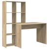 vidaXL Galds Sonoma ozols Inženierijas koks 138,5 x 55 x 143 cm