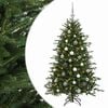 vidaXL Mākslīgā Ziemassvētku egle ar bumbiņu 120 cm 150 LED
