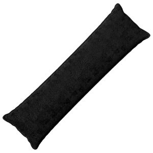 vidaXL Spilvenu pārvalks HOUTEN Melns 40 x 145 cm Mākslīga tru&scaron;a
