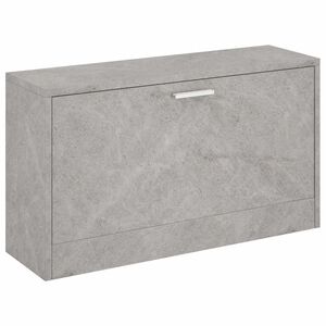 vidaXL apavu plaukts, betona pelēks, 80x24x45 cm, inženierijas koks